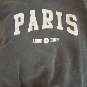 Anine Bing Paris Sweatshirt in Gray